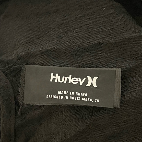 Hurley Mini Dress Coverup Black Size Large Beach Pool Swim NEW - Picture 10 of 13